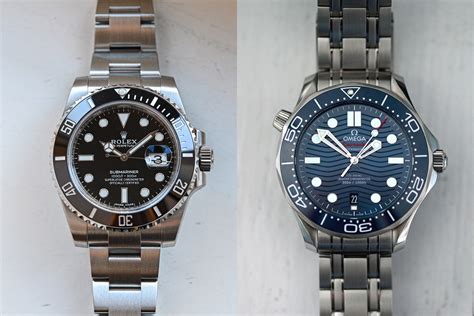 omega seamaster v rolex submariner|Rolex Seamaster watch.